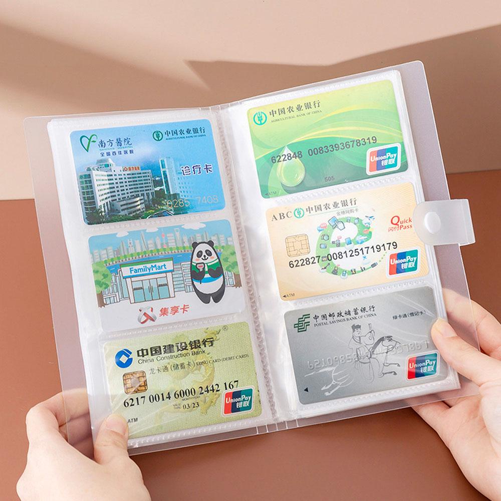 Sách Đựng Thẻ Ảnh 1 / 120 Ngăn Dung Tích Lớn Phong Cách Doanh Nhân