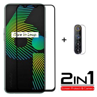 Kính Cường Lực 2 Trong 1 Bảo Vệ Toàn Diện Màn Hình Trước Và Ống Kính Máy Ảnh Cho Oppo Realme 6i 6 Pro Xt X2 Pro