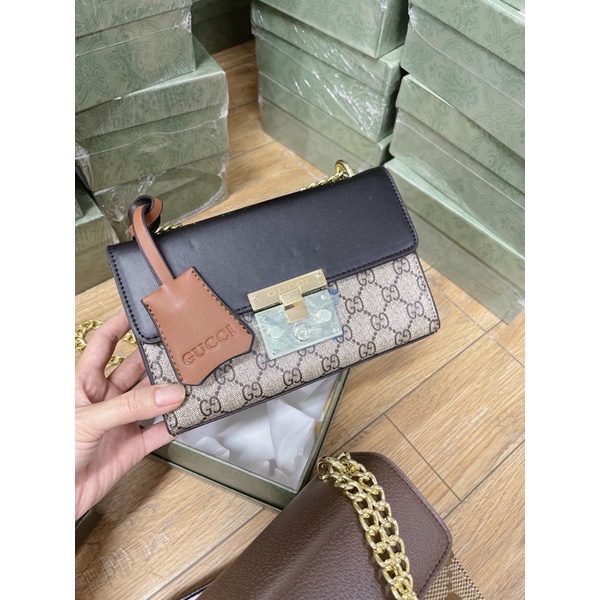 Túi guccii pha màu sz 18 - kèm hộp