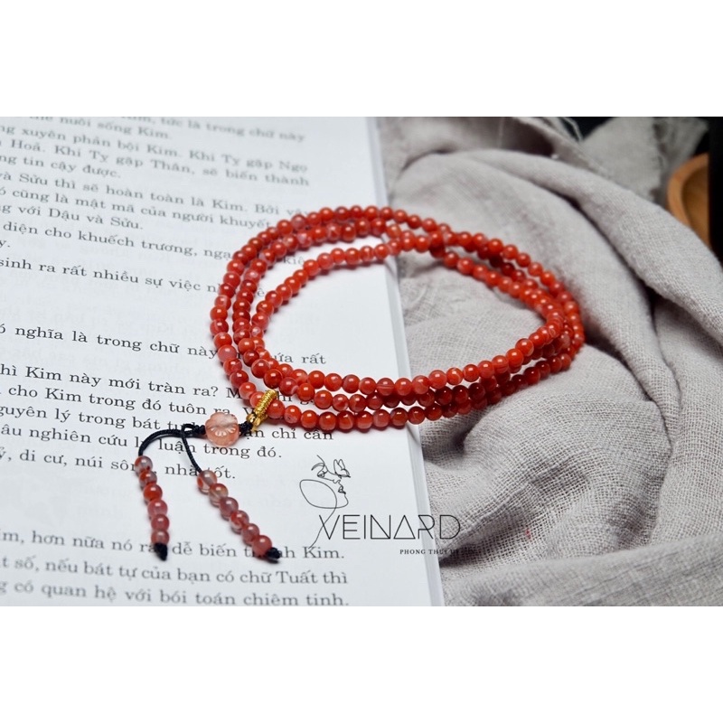 VÒNG TAY PHONG THUỶ LAM HỒNG NGOC 108 hạt