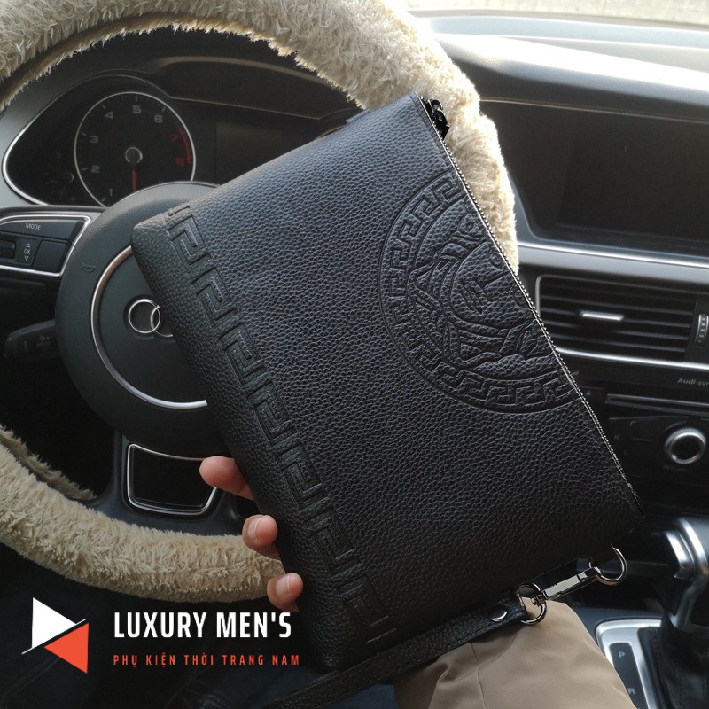 Ví cầm tay nam versace cao cấp