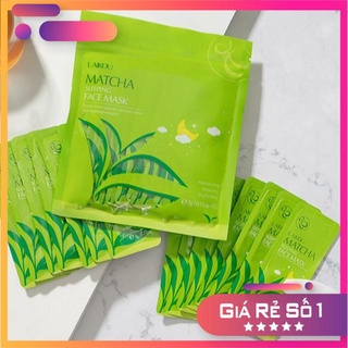 Lẻ 1 gói Mặt Nạ Ngủ Trà Xanh Laikou Matcha Mud Mask 