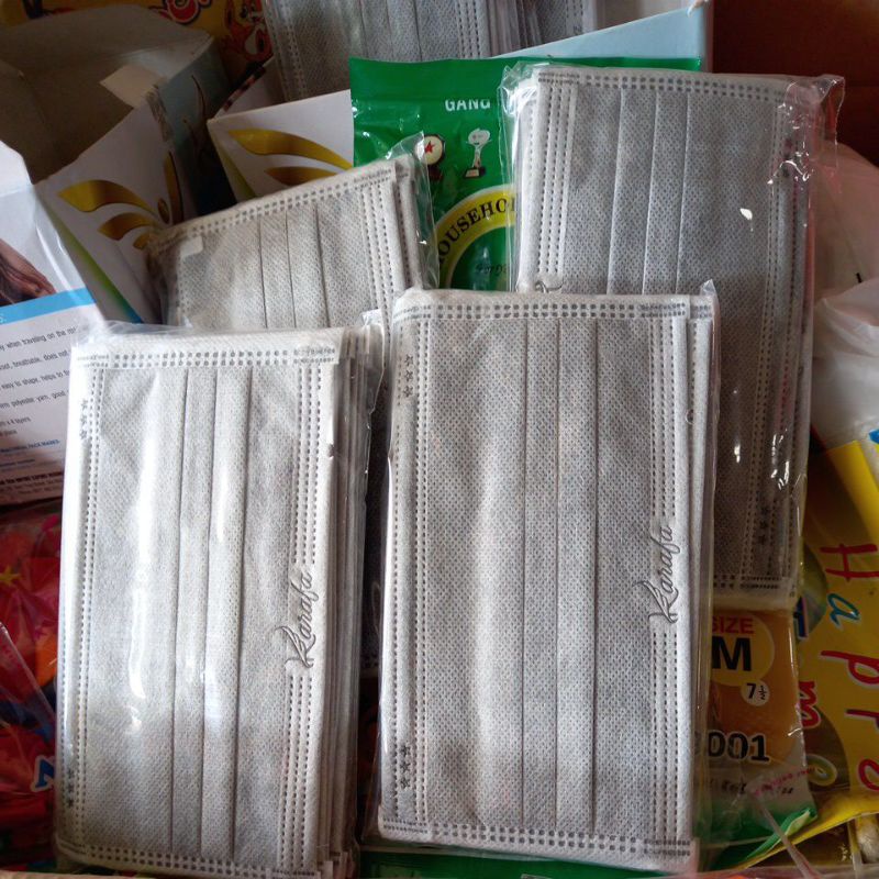 Khẩu trang 4lop màu ghi đỡ bẩn,khâu trang y tế phòng chống dich,khẩu trang xịn giá rẻ