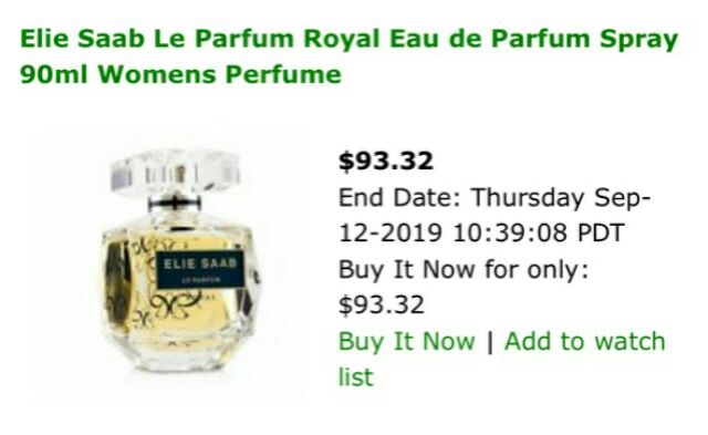 💋💋💥💥Elie Saab Le Parfum Royal Eau de Parfum Spray 90ml Womens - 2019
😍😍😍