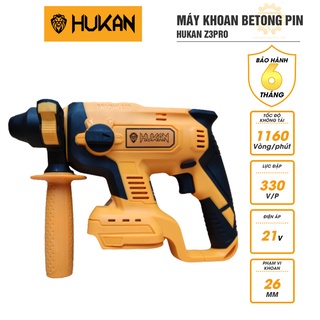 Thân máy khoan bê tông ba chức năng HUKAN Z3Pro chân pin phổ thông