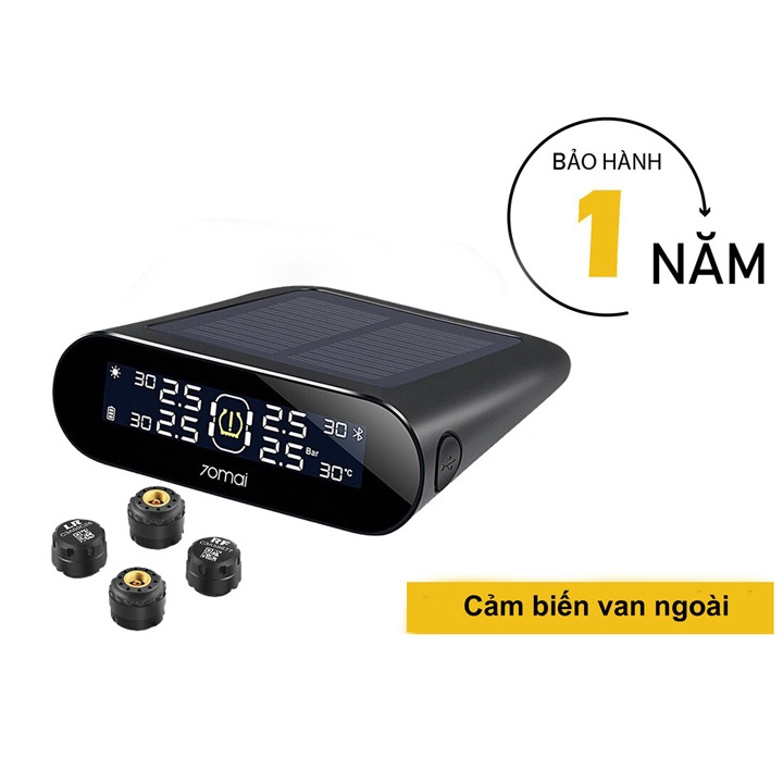 Cảm biến áp suất lốp Xiaomi 70mai MiDrive T02 – Van ngoài