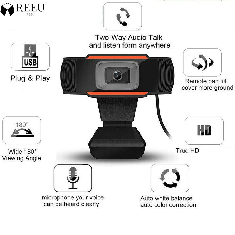 Webcam Usb 2.0 Pc 1080p Có Mic Cho Máy Tính
