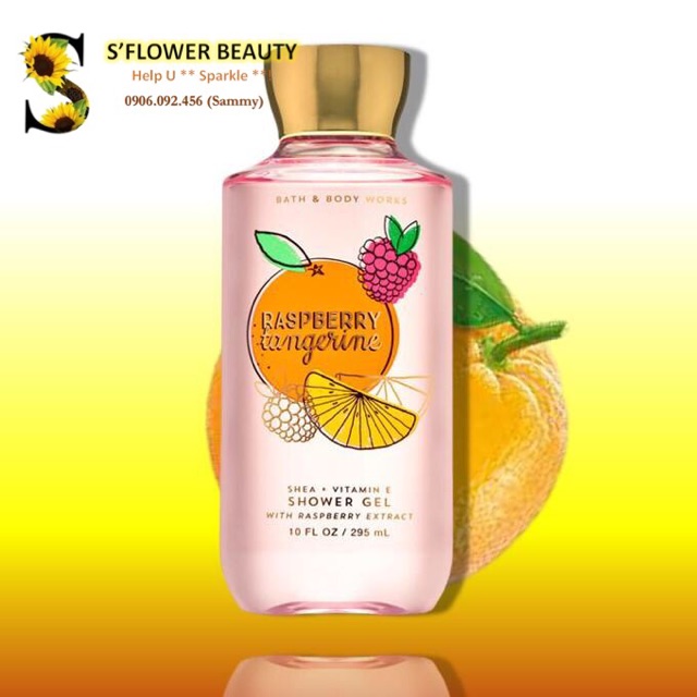 Gel Tắm Bath &amp; Body Works Shower Gel - Pretty As A Peach | Pink Watermelon | Sun-Washed Citrus | Raspberry Tangerine