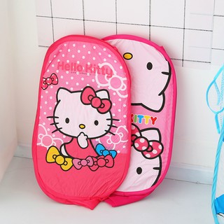 Giỏ lưới đựng đồ đa năng gấp gọn hình Hello Kitty KT081