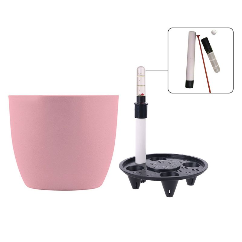 Chậu Trồng Cây Tự Tưới Nước Bằng PP Kích Thước 6 X 5 ''