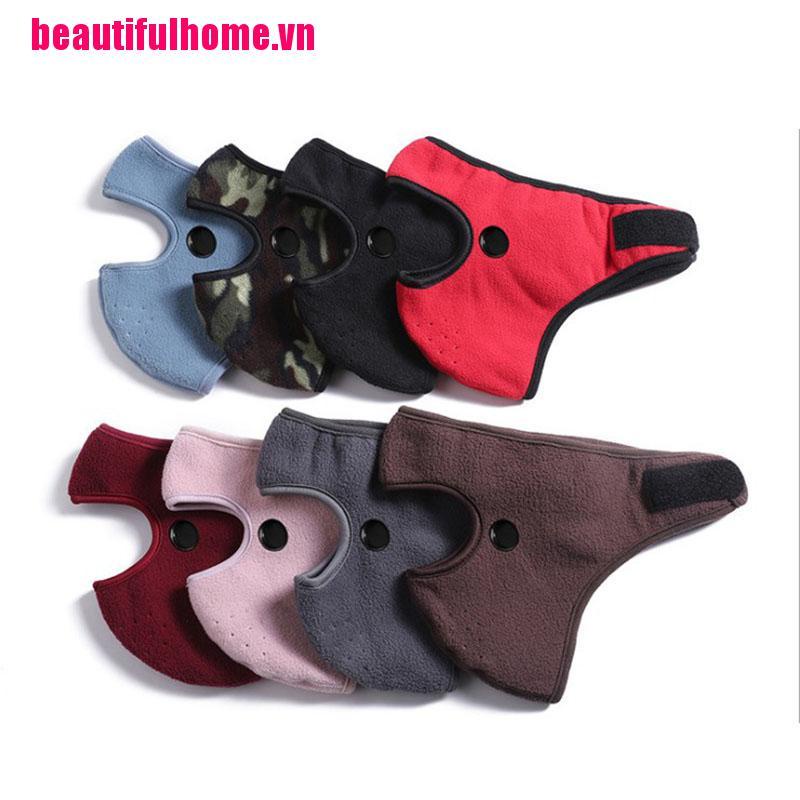 Khẩu Trang Bảo Vệ Giữ Ấm Mùa Đông Có Thể Tháo Rời