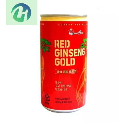 QueenBin - Combo 6 lon nước hồng sâm (175ml/lon)