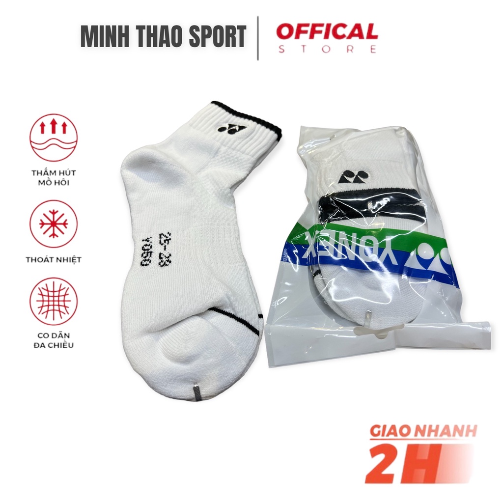 Vớ Tất Chuyên Cầu Lông Yonex Dành cho cả NAM và NỮ Nhiều Loại - Êm Dầy - Chống Trượt - Chống Đau Ngón Chân