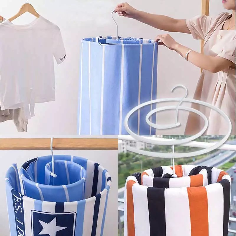 Móc Tròn Xoay Hình Xoắn Ốc Phơi Chăn Màn Siêu Tiện ( Màu Ngẫu Nhiên)