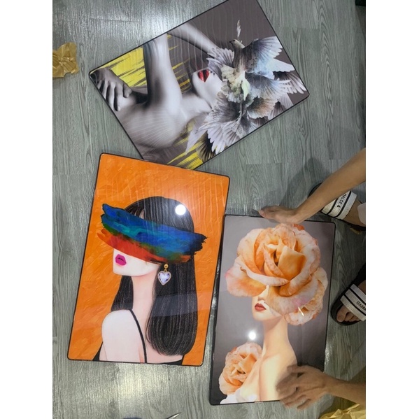 Tranh Chú Gấu bearbrick/ Kaws Treo Tường Phòng Khách/ Phòng Game/ Quà Tặng Khách Hàng