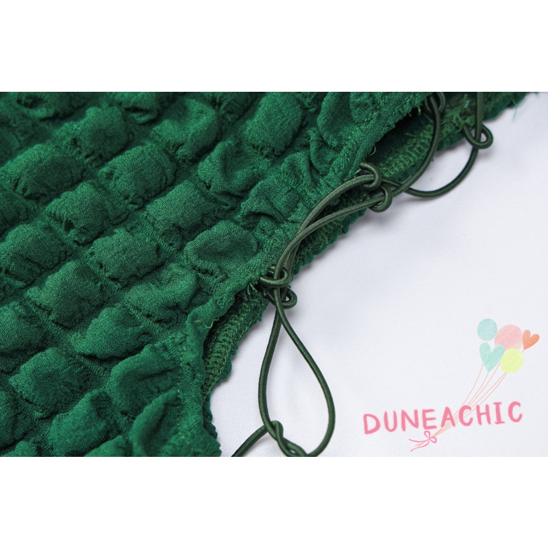 DUNEA Đầm không tay phối dây rút quyến rũ thời trang cho nữ