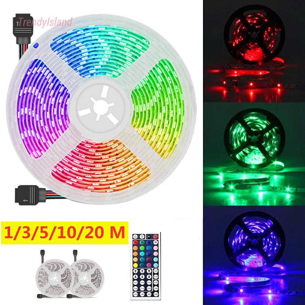 FLEXIBLE Cuộn Dây Đèn Led 3528 Rgb Kèm Điều Khiển Từ Xa