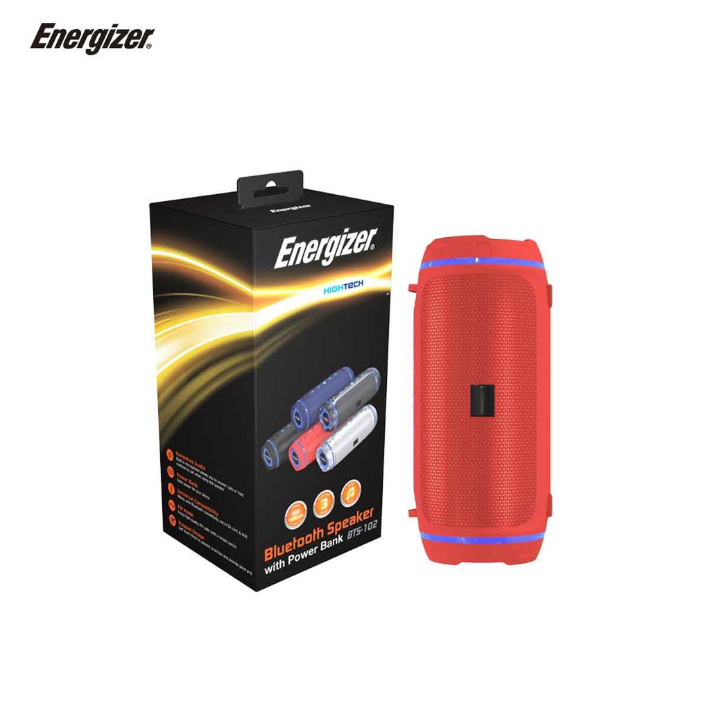 [Mã 2404EL10K giảm 10K đơn 20K] Loa Bluetooth Energizer BTS102 - công suất 10W - Hàng Chính Hãng