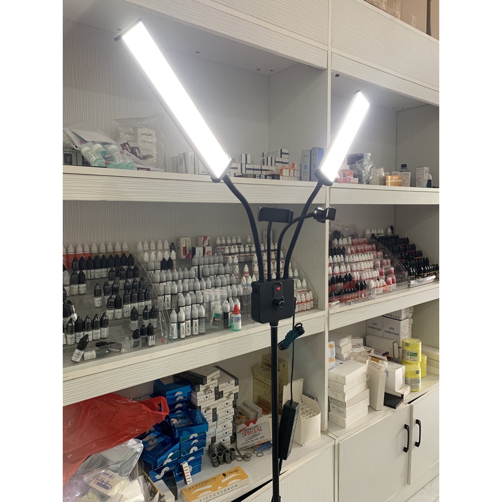 Đèn 2 Râu Hỗ Trợ Livestream, Phun Xăm, Spa SIêu Sáng, Bảo Hảnh 4 Tháng