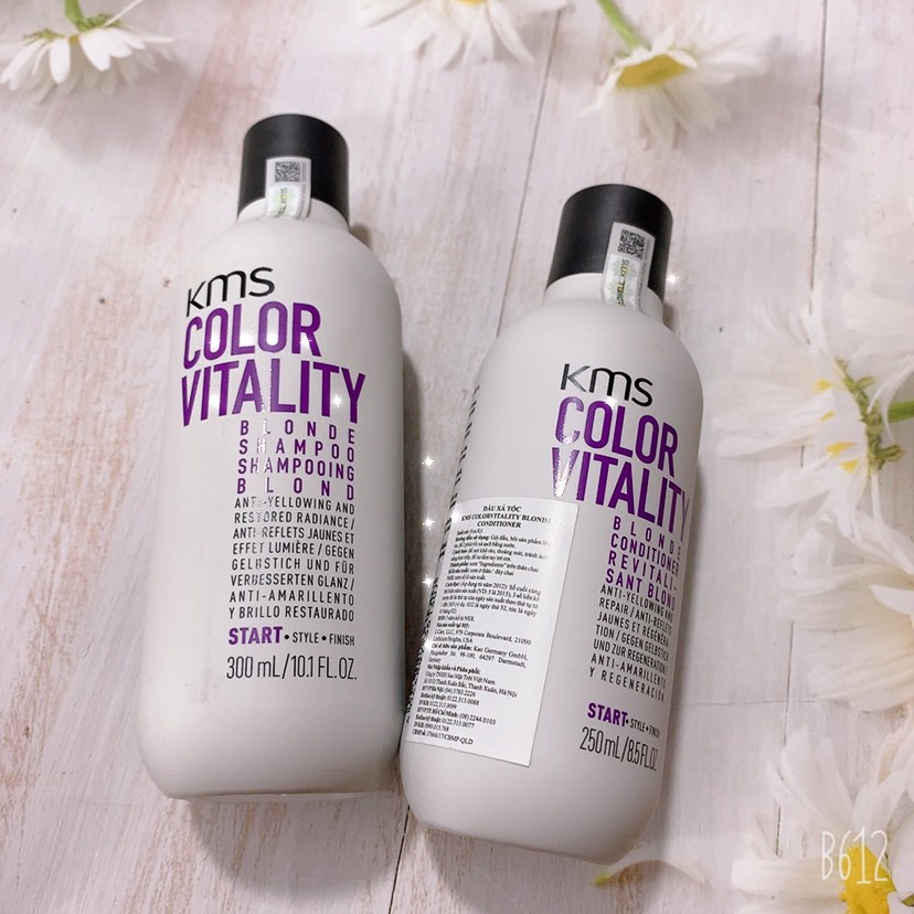 DẦU GỘI XẢ KMS GIỮ MÀU TÓC NHUỘM COLOR VITALITY 300ml/250ml (CHÍNH HÃNG)