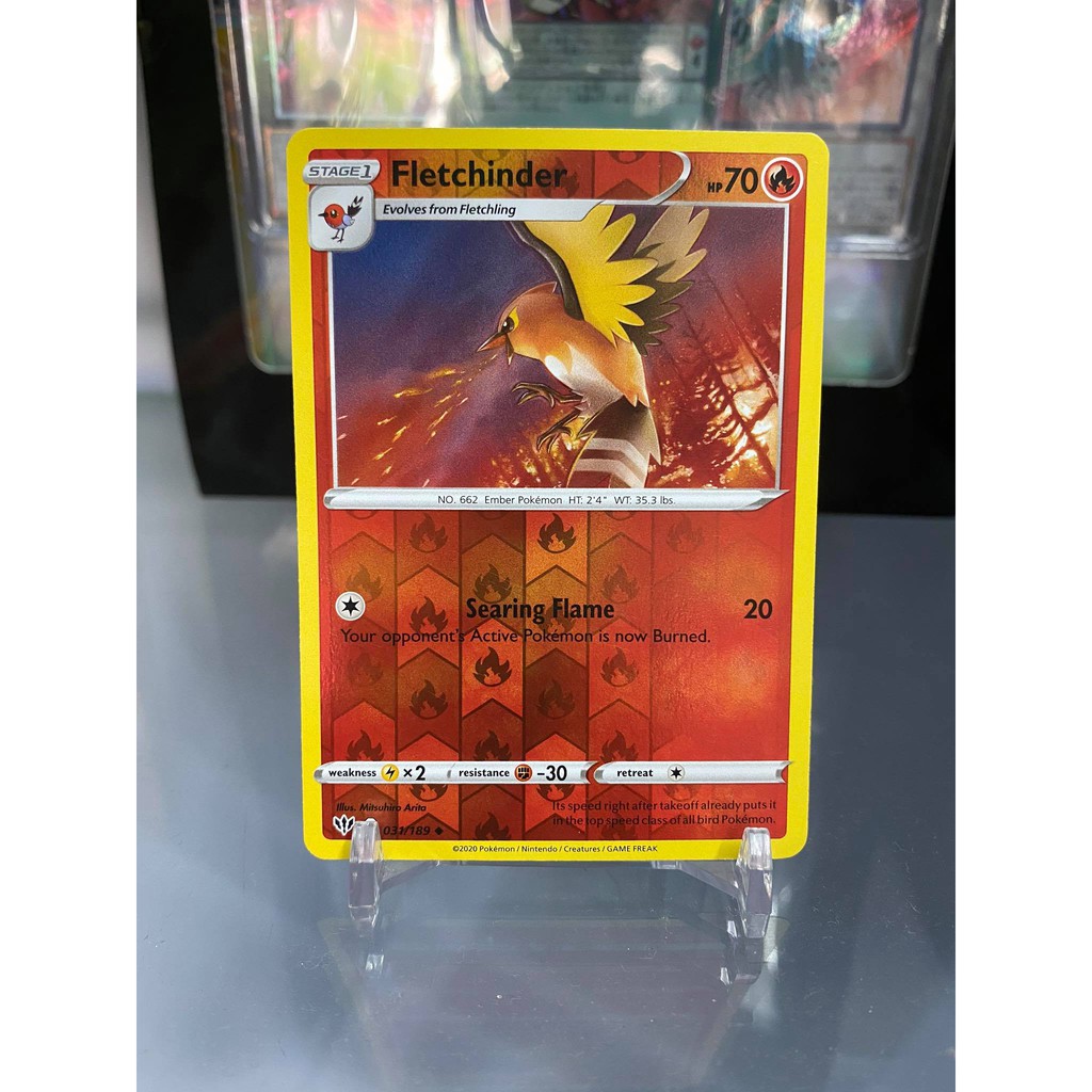 [ Dưa Hấu Yugioh ] Lá bài thẻ bài Pokemon Fletchinder