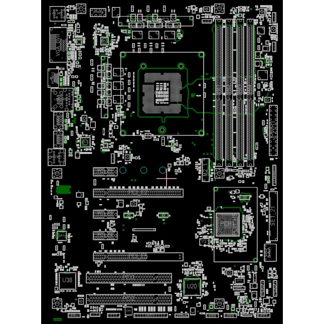 Sơ đồ mạch Boardview MSI mã Board MS-7971 ver 2.1 MS 7971