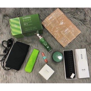 bộ quấn nóng Slimming body+đai Sline + collagen tan mỡ