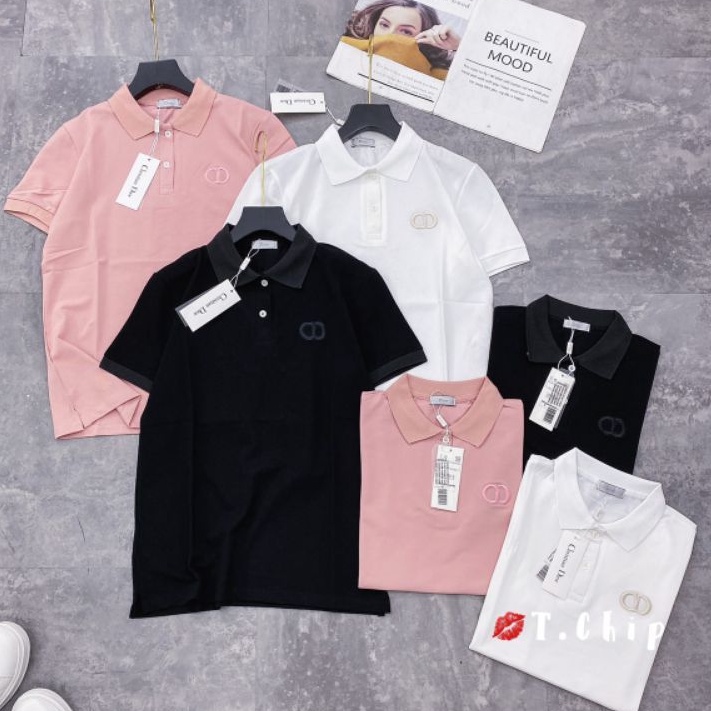 Áo polo thêu ngực CD hàng QCL1