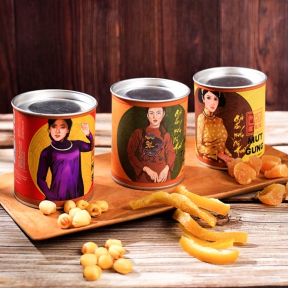 [VSATTP] Mứt Thanh Trà Sấy Dẻo Hộp Nón Đặc Sản Cố Đô 150g - Mộc Truly Hue's