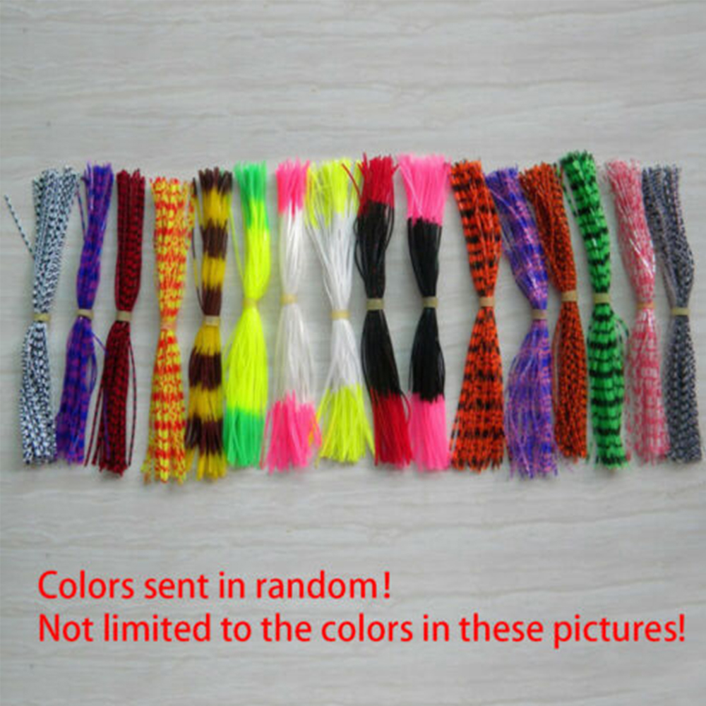 MUVAKO Bộ 50 Mồi Câu Cá Nhân Tạo Bằng Silicon Mềm Không Có Râu