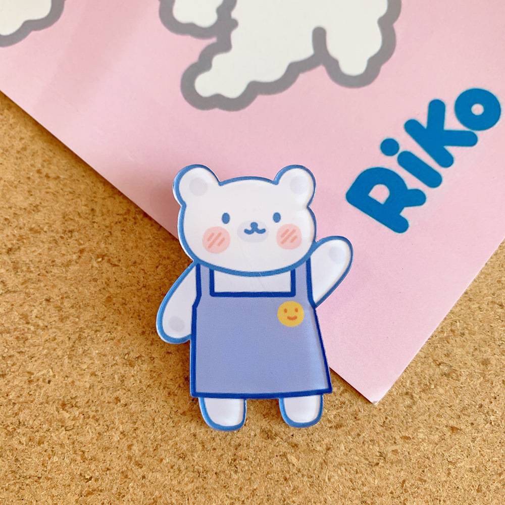 Combo 3 huy hiệu gắn túi, balo, áo xinh xắn