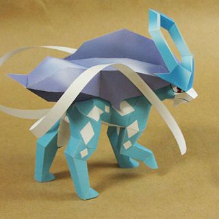 Mô hình giấy Pokemon: Suicune Ver.2