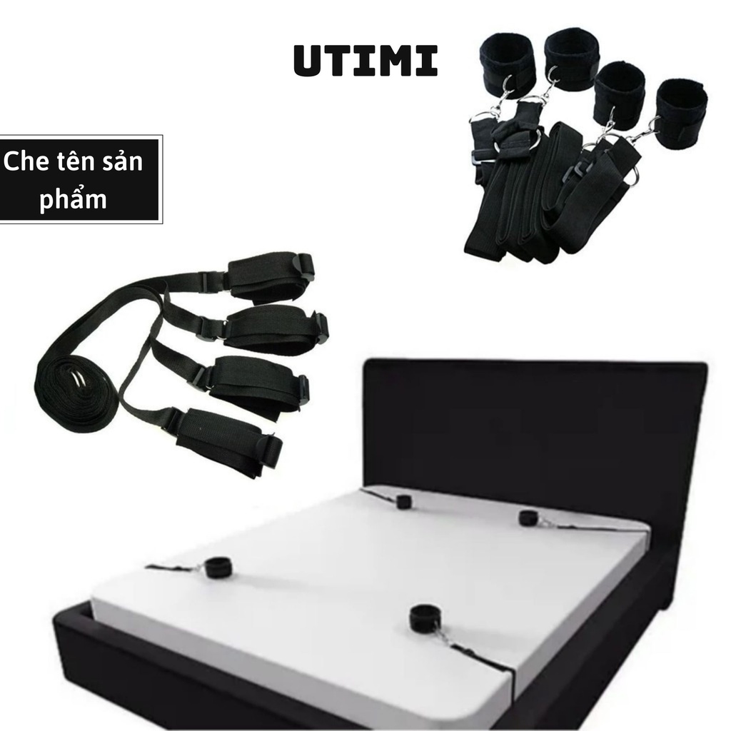 Trọn bộ Cosplay dây trói giường, tay chân bịt mắt, tứ chi, bắp đùi UTIMI | BigBuy360 - bigbuy360.vn