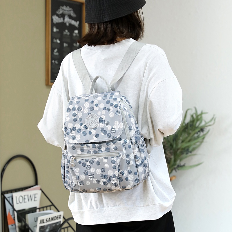 Ba lô vải nylon siêu nhẹ cỡ lớn phong cách anh quốc