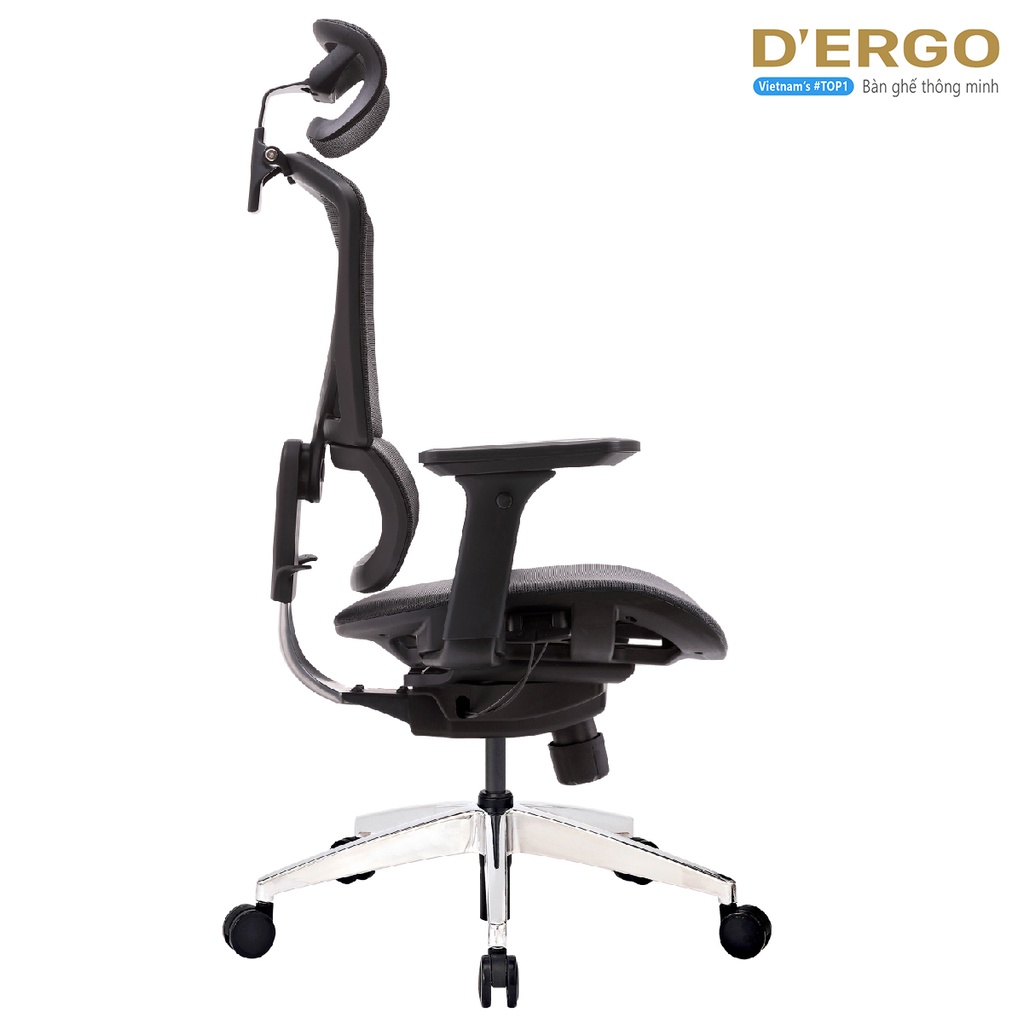 Ghế Công thái học Ergonomic GTChair I-see M (Medium - Black)