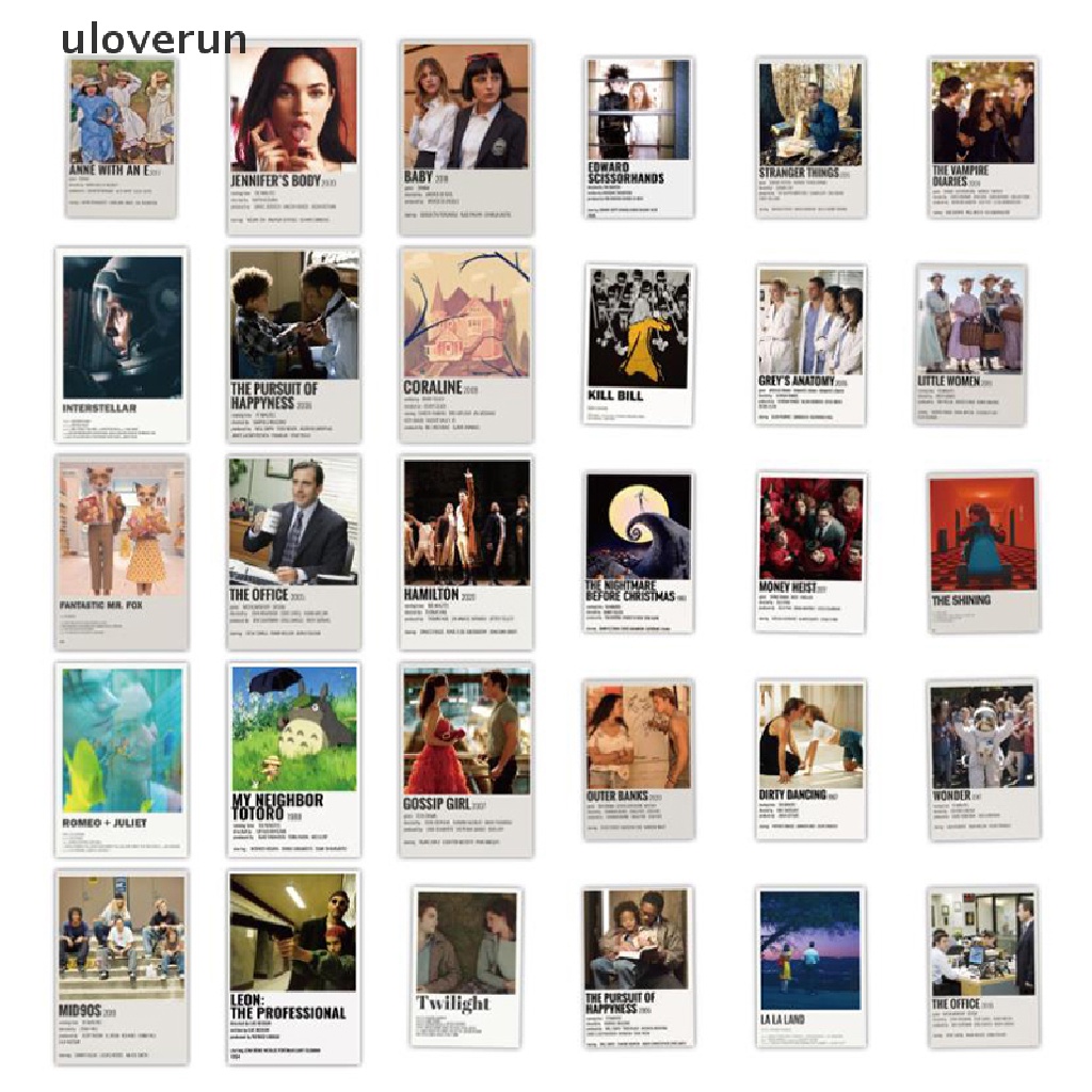 Bộ 64 Miếng Dán Trang Trí Hành Lý / Guitar Bằng PVC Họa Tiết Graffiti Độc Đáo