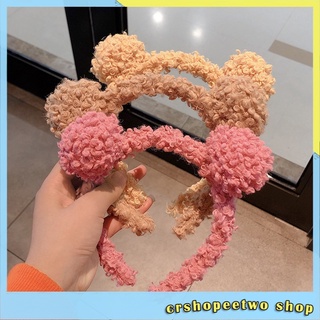 Cài tóc tai gấu vải lông thời trang độc đáo cho nữ