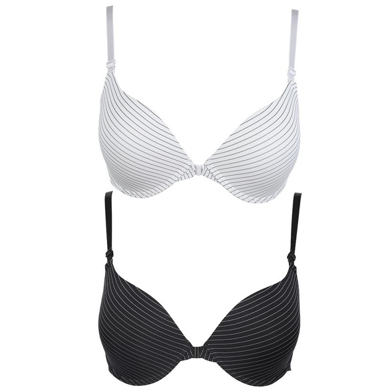 Spring & Summer Seamless Sexy Front Closure Bra Girls's Push Up Underwear Buckle Female Small Chest Bra Underwire | BigBuy360 - bigbuy360.vn
