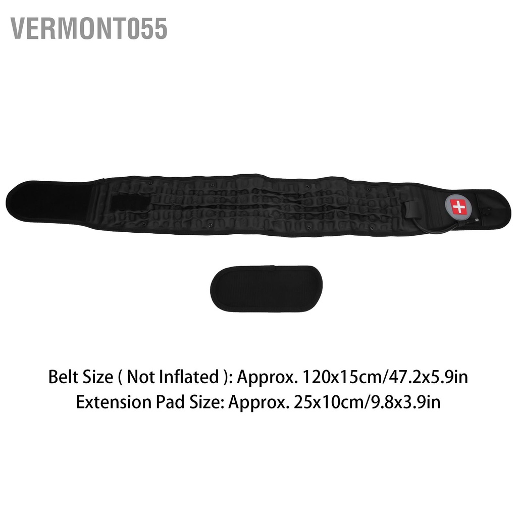Có thể bán buôn Bơm hơi Đai kéo khí cột sống lưng hỗ trợ mát xa Thắt Giảm đau thắt Vermont055 Hàng giao ngay