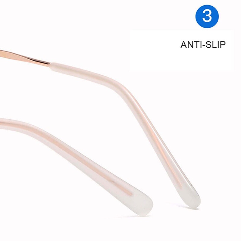 Kính Đọc Sách Gọng Tròn Màu Hồng Cổ Điển Kèm 100 Đến + 400 Độ