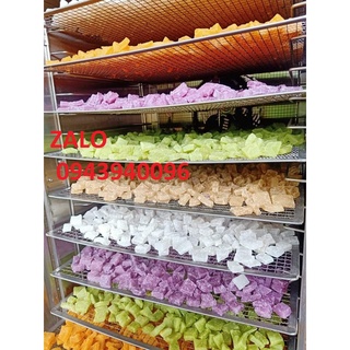 Máy sấy thực phẩm 16 khay sấy trái cây khô heo bò gà-inox 100%-lớp cách nhiệt dày dặn-bảo hành 1 năm