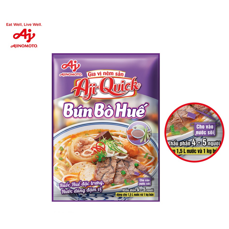 Combo 2 Bột Tẩm Khô AJI-QUICK + 4 Phở Bò + 4 Bún Bò Huế + 4 Lẩu Thái + 4 Lẩu Kim Chi + 6 Thịt kho + 6 Cá Kho