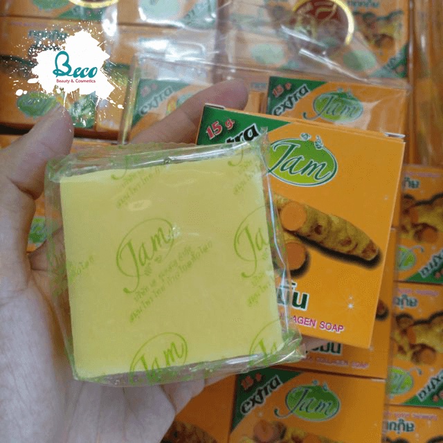 Xà Phòng Cám Nghệ Jam Extra Thái Lan