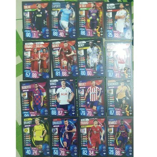 Thẻ lẻ MATCH ATTAX (thẻ Base) mùa giải 2020