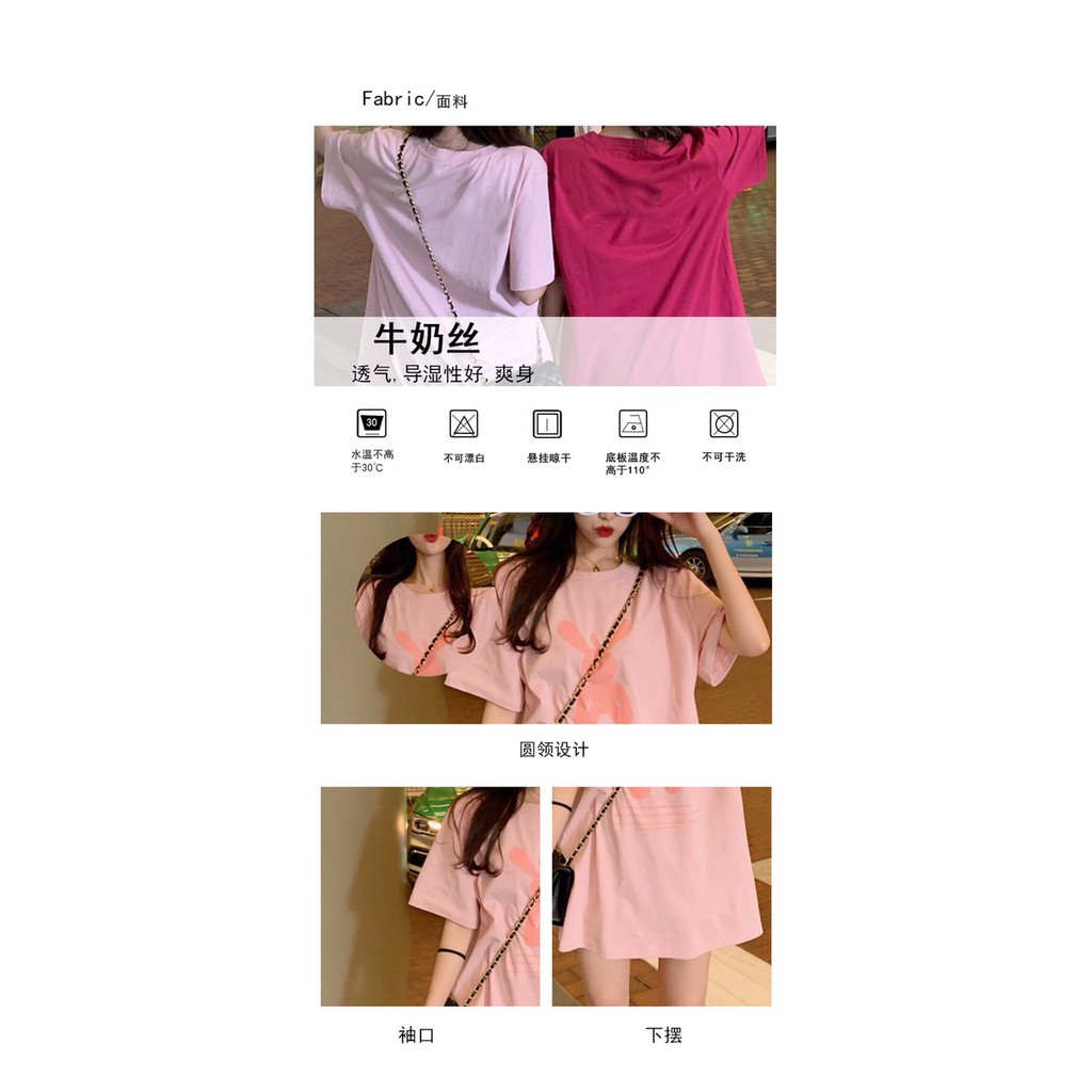 áo thun nữ họa tiết tiết thỏ hồng | BigBuy360 - bigbuy360.vn