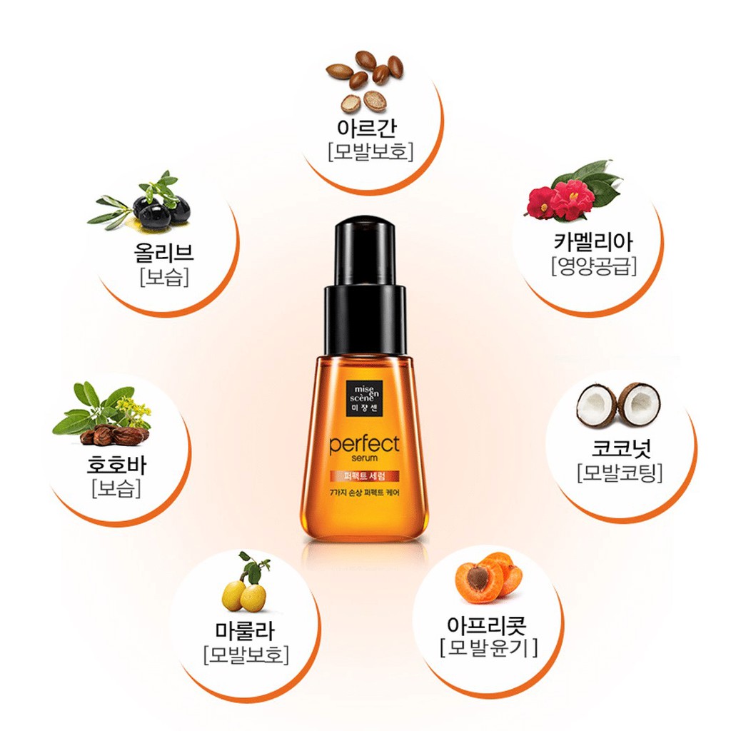 Tinh Chất Dưỡng Tóc Mise En Scene Perfect Serum Golden Morocco Argan Oil 80ml