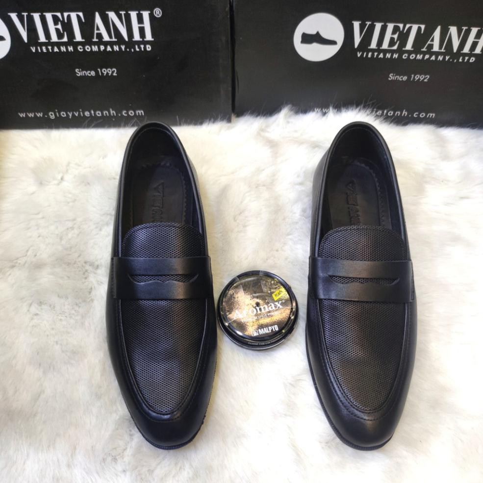 Giày Nam Công sở Hàn Quốc Chính hãng Việt Anh - Nơ chuông, Da ý nhập khẩu siêu mềm