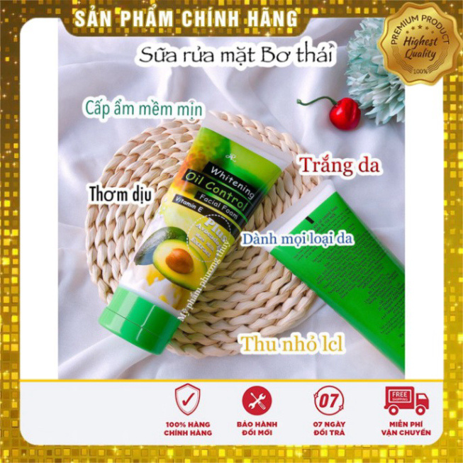 Sữa rửa mặt bơ Thái Lan (Hàng chính hãng) /ngocvietshop