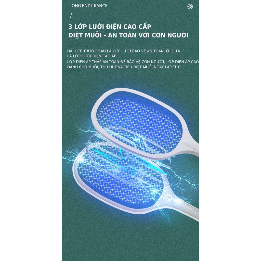 Vợt Muỗi 3 in 1 LT100