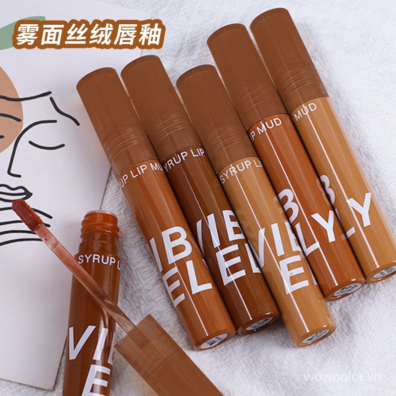 [Hàng mới về] Son kem VIBELY 2.2g trang điểm lâu trôi chống thấm nước thời trang